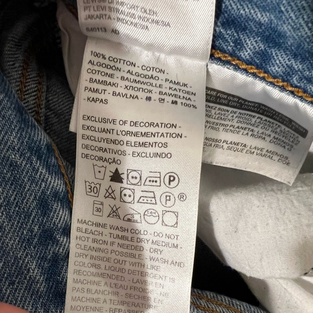 Levis Wedgie sz 29 - Picture 7 of 10